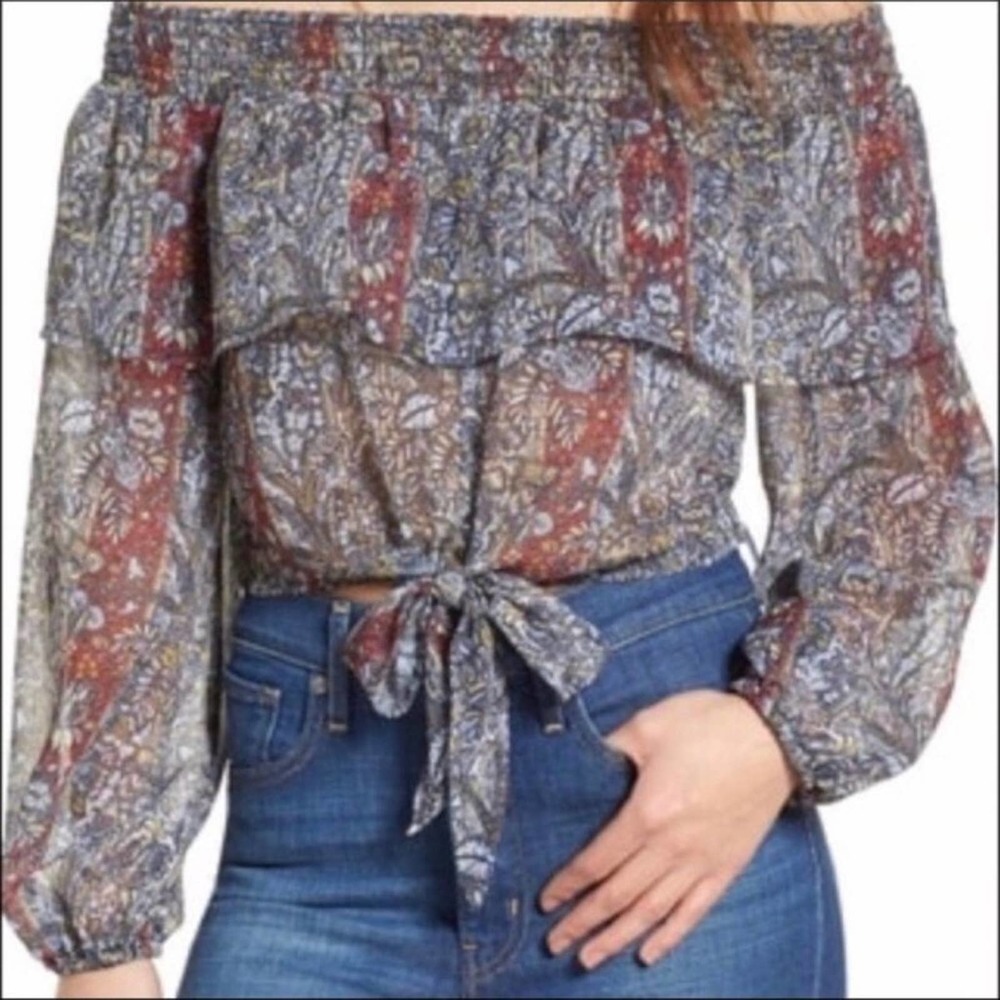 Band of Gypsies - NWOT Boho Crop Blouse